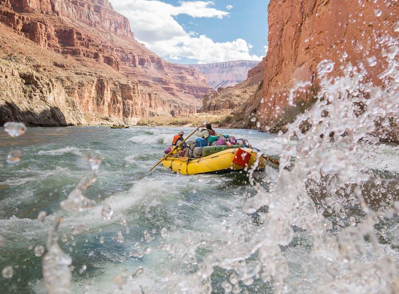 Paddle Raft on Colorado River, USA