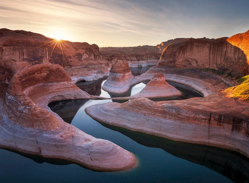 Canyon in Lake Powell, USA