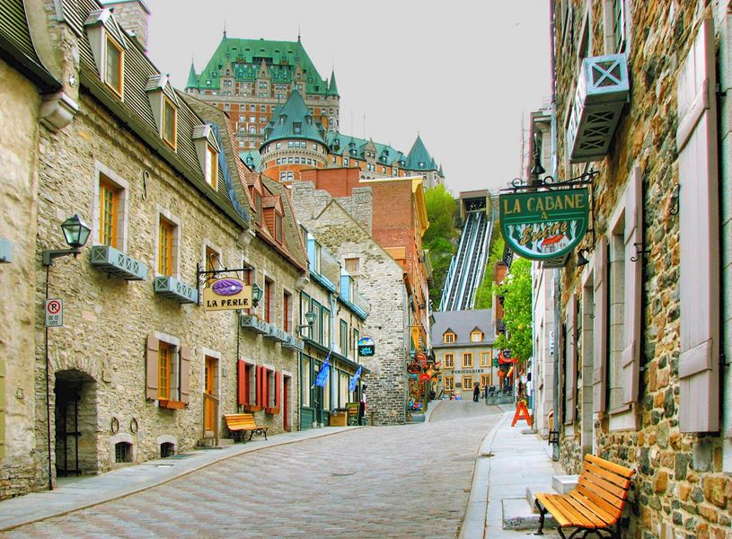 Chateau Frontenac in Old Quebec City, Canada