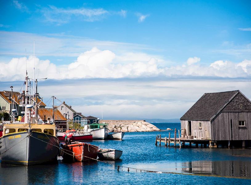 Peggy's Cove Fishing Village in Halifax, Canada