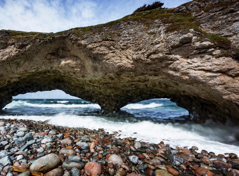 Arches Provincial Park in Newfoundland, Canada