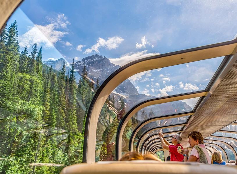 Rocky Mountaineer Train in Vancouver, Canada