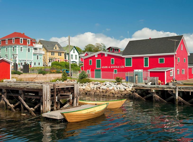Harbour in Lunenburg, Canada