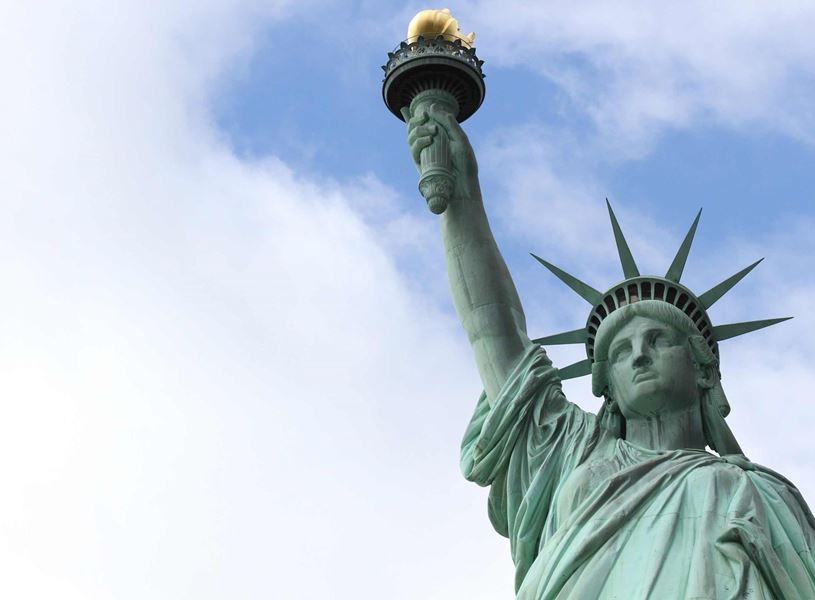The Statue of Liberty in New York, USA