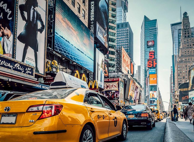 Taxi in New York, USA