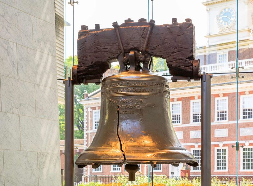 The Liberty Bell in Philadelphia, USA