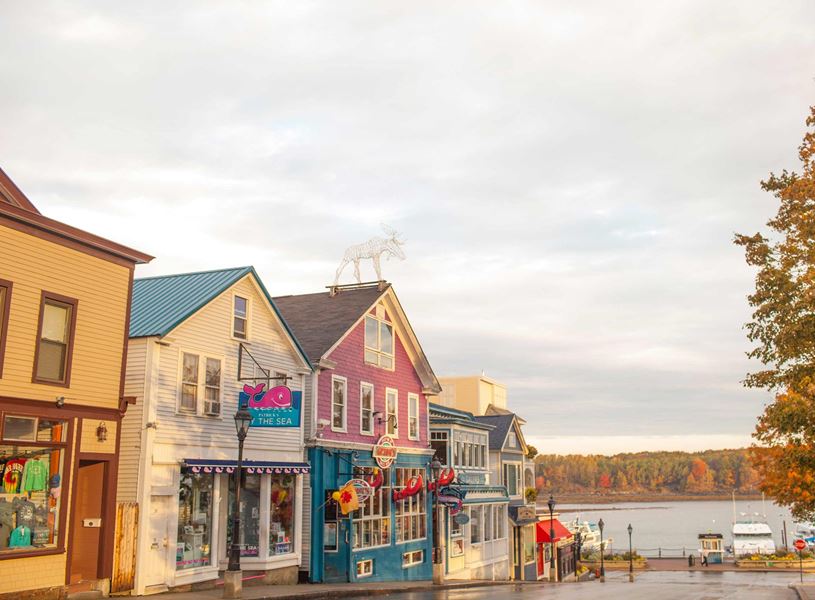 View of Bar Harbor, USA