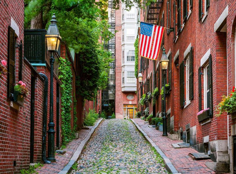 Street in Boston, USA