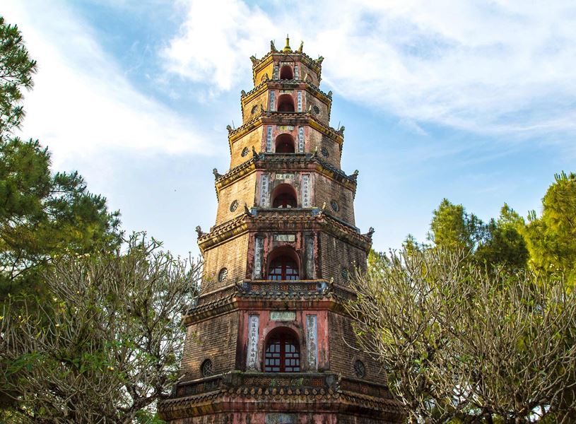 Thien Mu Pagoda in Hue, Vietnam