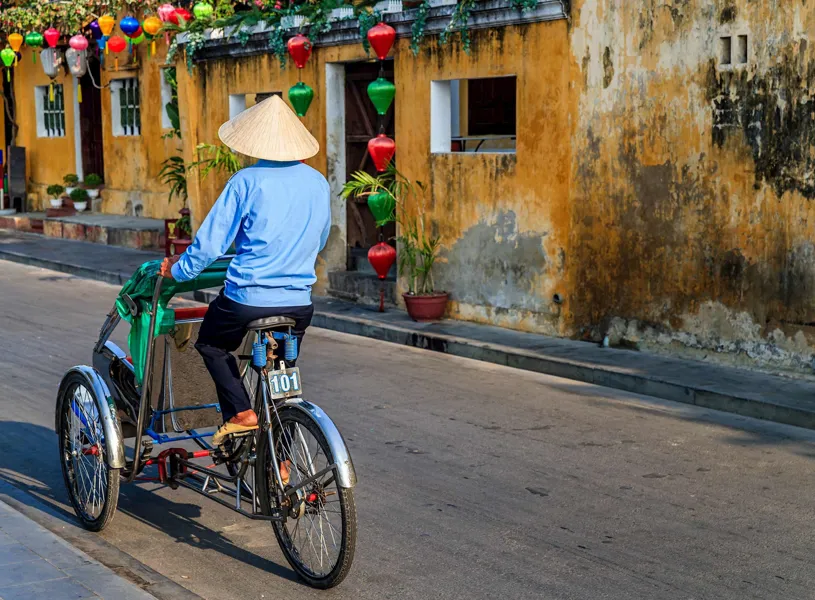Rickshaw in Hoi An, Vietnam