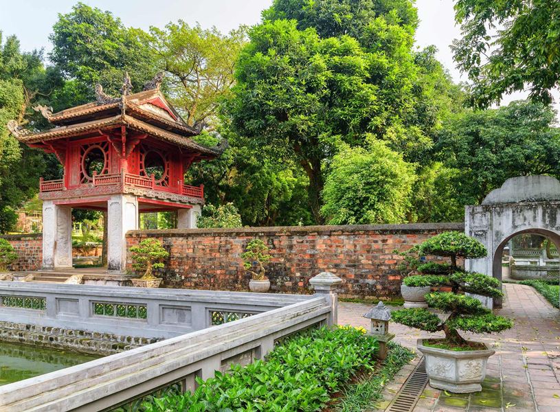 Khue Van Pavilion, Temple of Literature in Hanoi, Vietnam