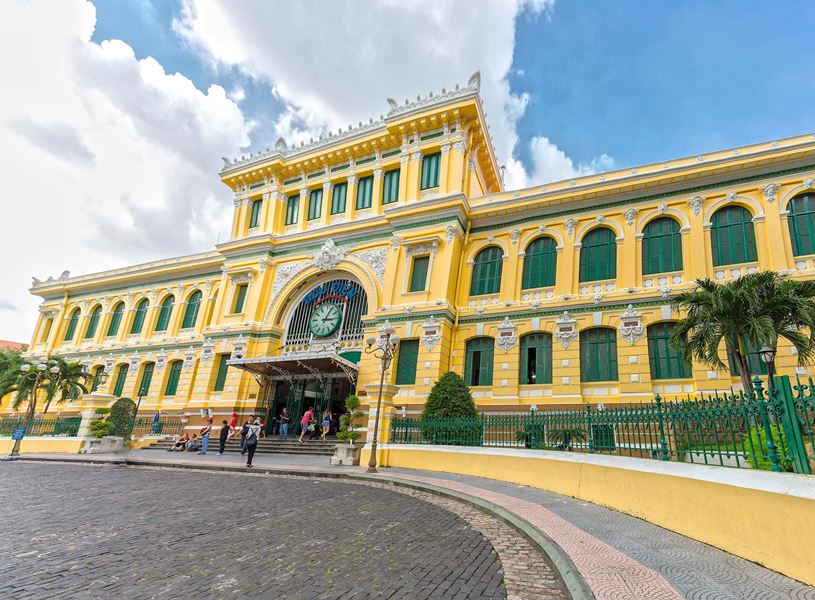 Saigon Central Post Office in Ho Chi Minh City, Vietnam