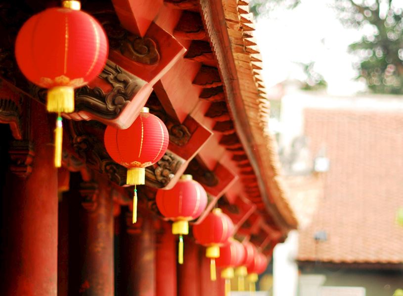 Temple of Literature in Hanoi, Vietnam