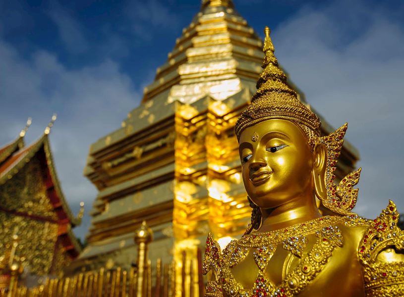 Wat Phra That Doi Suthep in Chiang Mai, Thailand