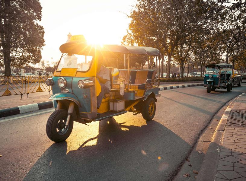 Tuk Tuk in Bangkok, Thailand
