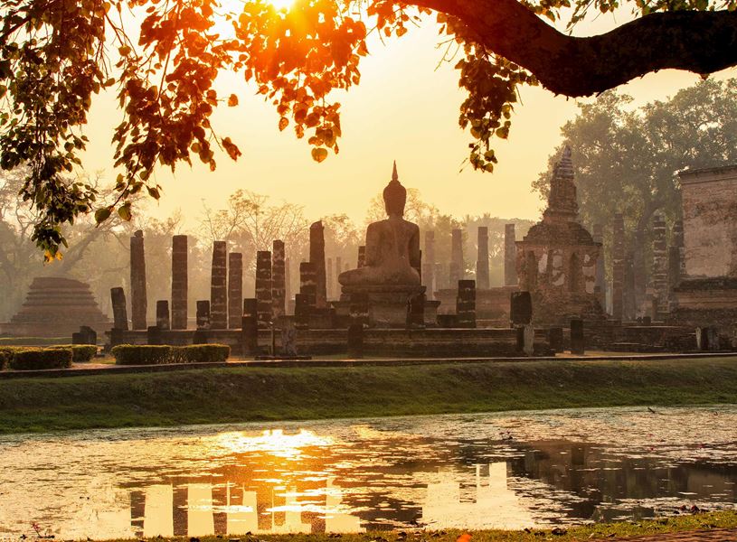 Historical Park in Sukhothai, Thailand