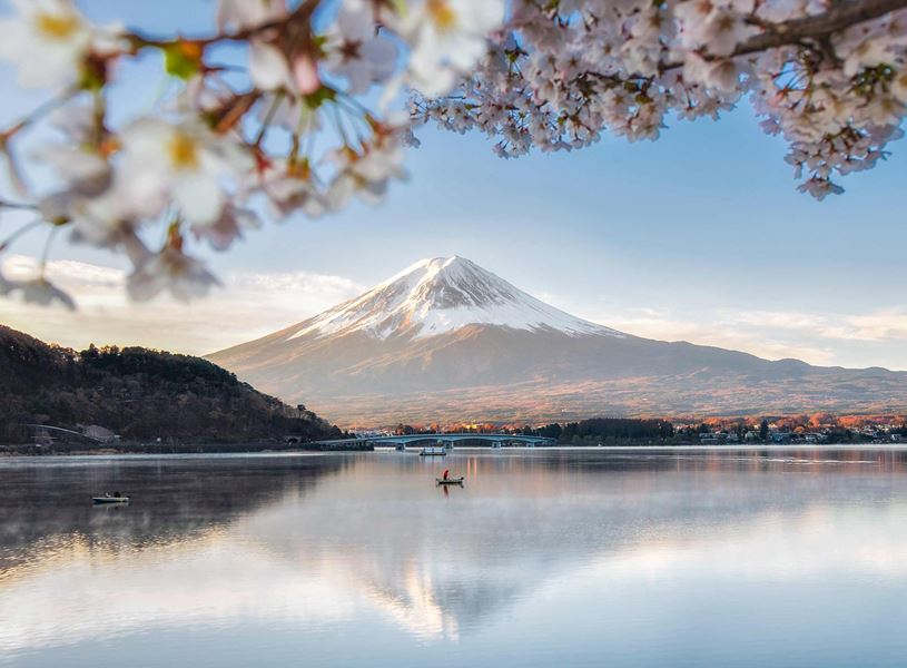 View of Mount Fuji, Japan