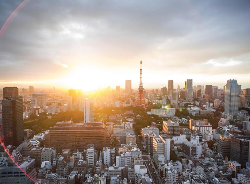 View of Tokyo, Japan