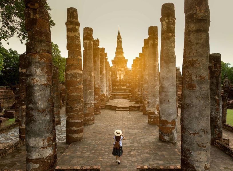 Ancient District in Sukhothai, Thailand