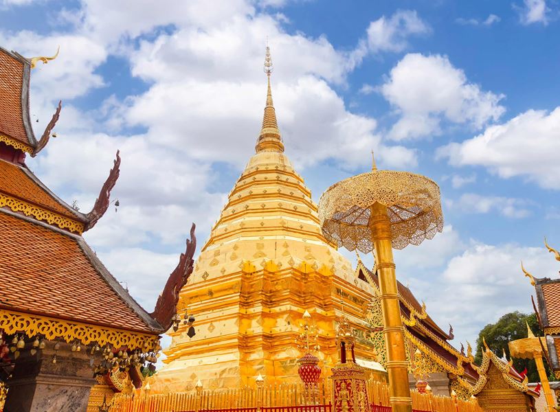 Wat Phra That Doi Suthep in Chiang Mai, Thailand