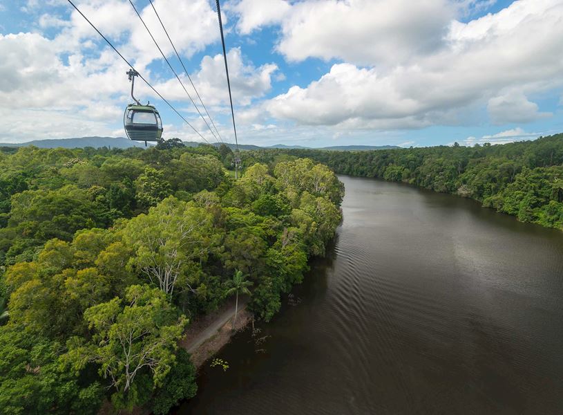 Skyrail Rainforest Cableway in Cairns, Australia