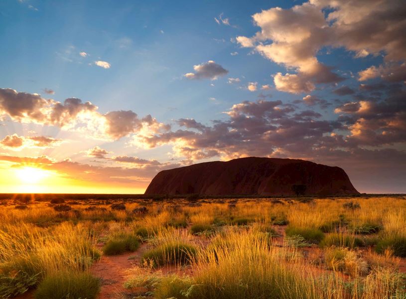Experience sunrise and learn about the Anangu in Uluru, Australia