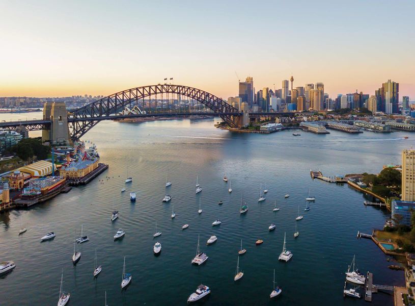 Harbour Bridge in Sydney, Australia