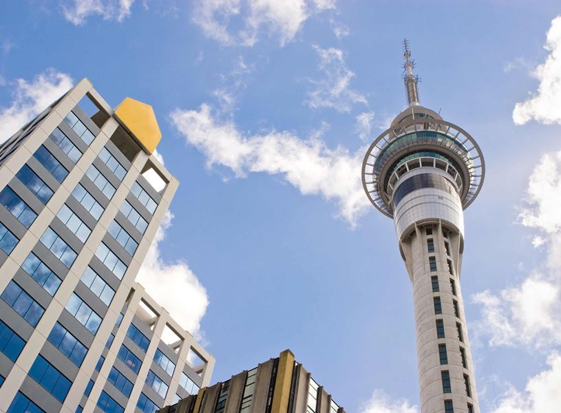Sky Tower in Auckland, New Zealand