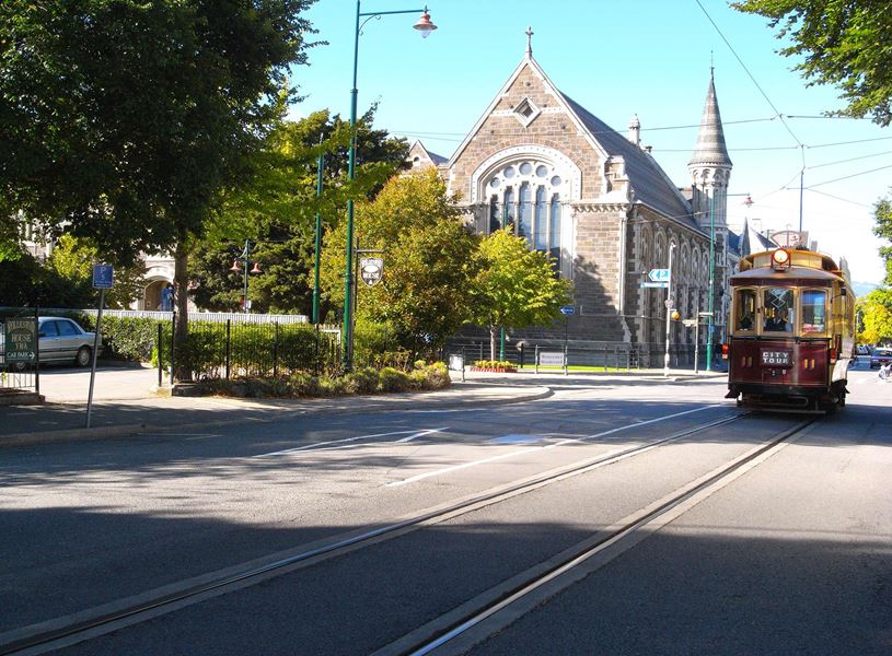 Cable Car in Christchurch, New Zealand