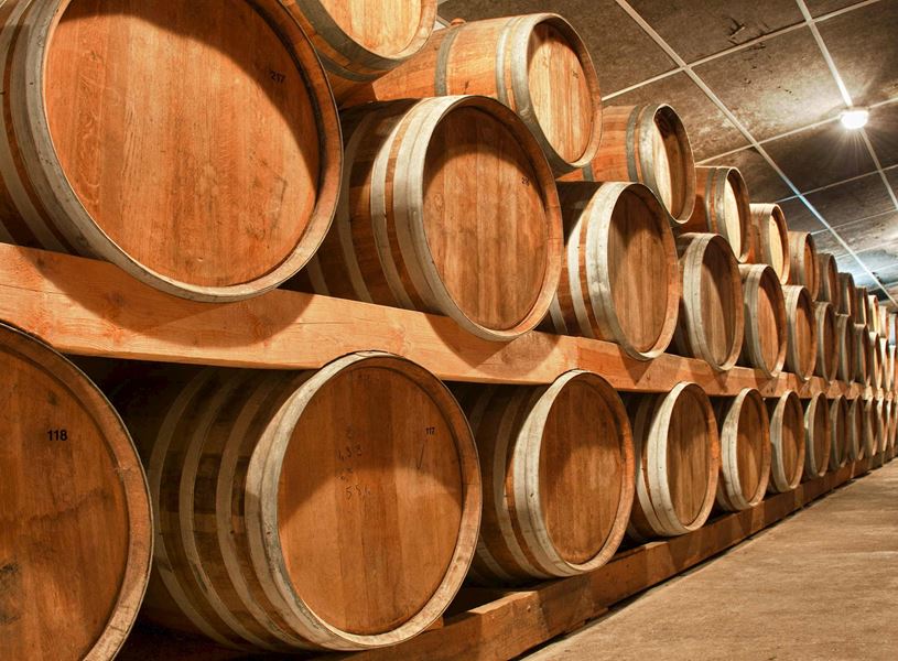 Wine barrels in The Barossa, Australia