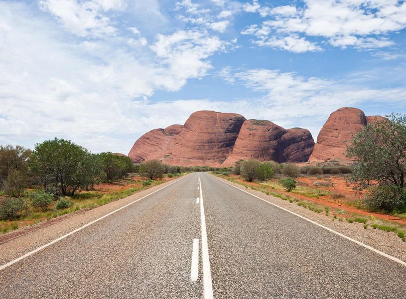 View of Kata Tjuta, Australia