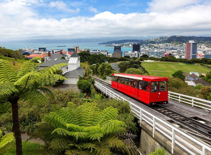Cable Car in Wellington, New Zealand