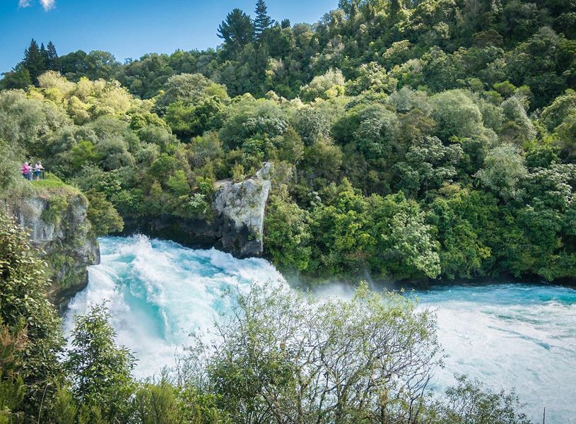 Huka Falls in Taupō, New Zealand