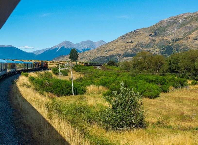 Tranz Alpine Train in Christchurch, Australia