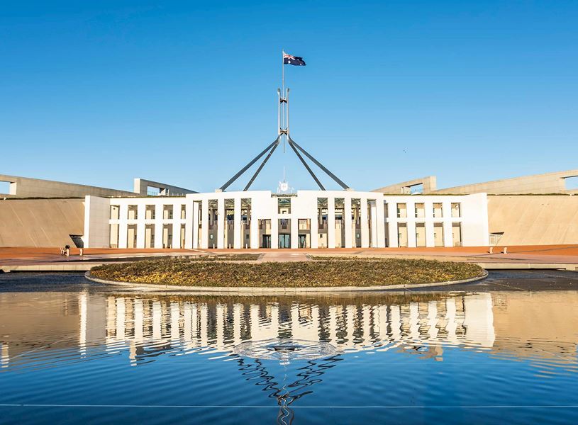 Federal Parliament House in Canberra, Australia
