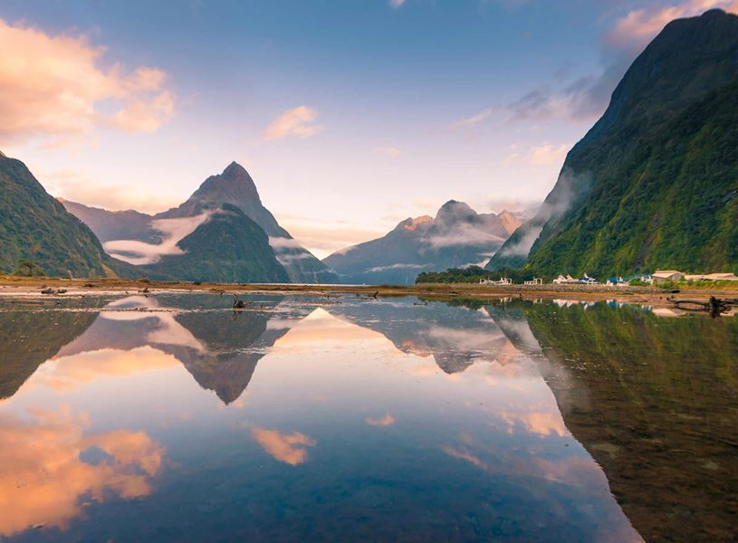 View of Milford Sound, New Zealand