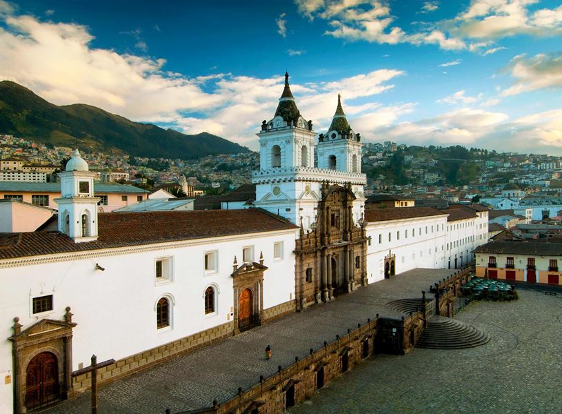 The San Francisco Church in Quito, Ecuador