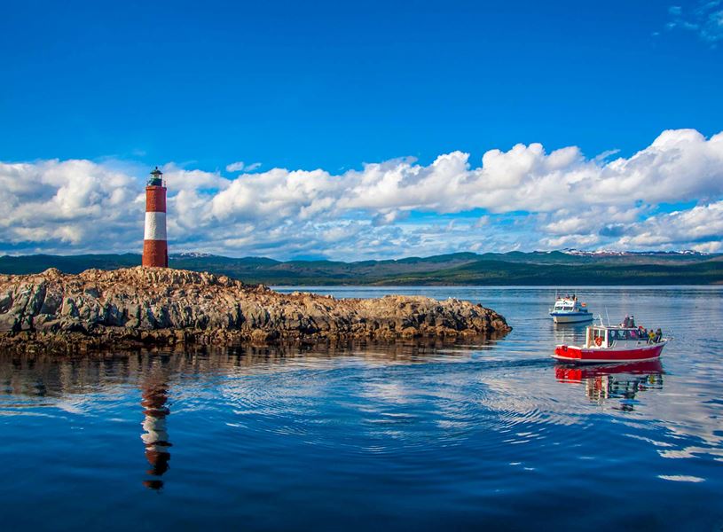 Lighthouse on Beagle Channel, Ushuaia, Argentina