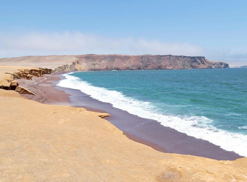 Red Beach in Paracas, Peru
