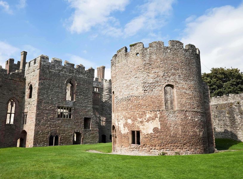 Ludlow Castle Round Chapel in Ludlow, England
