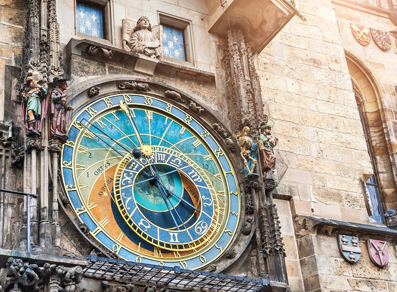 Astronomical Clock in Prague, Czech Republic