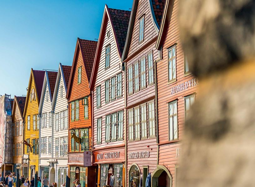 Wharf Buildings in Bergen, Norway