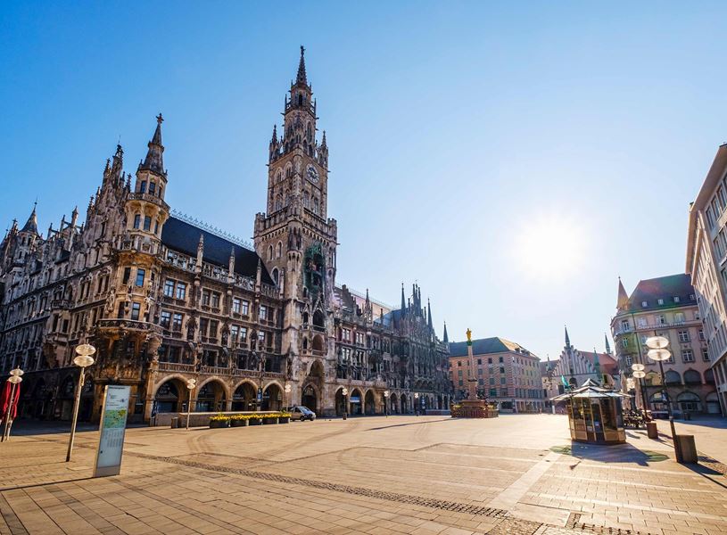 Marienplatz in Munich, Germany