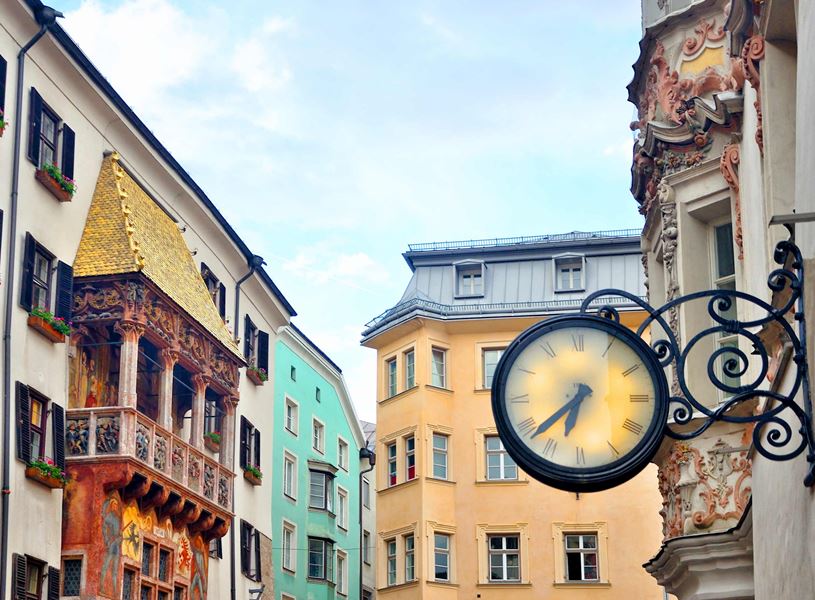 Goldenes Dachl, Golden Roof in Old Town Innsbruck, Austria