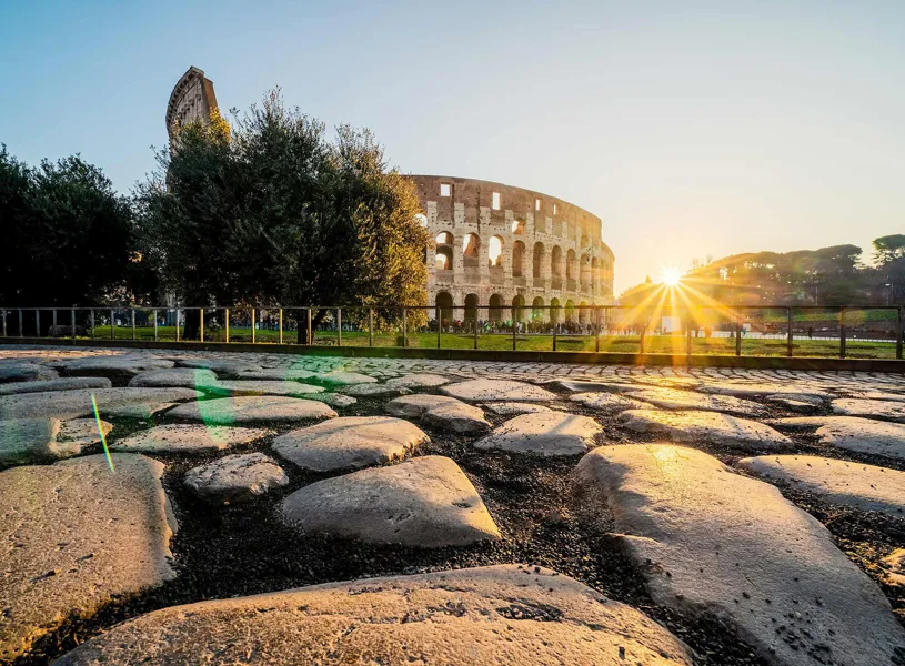 The Colosseum in Rome, Italy