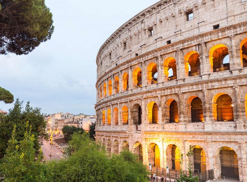 The Colosseum in Rome, Italy