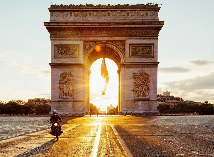 Arc De Triomphe in Paris, France
