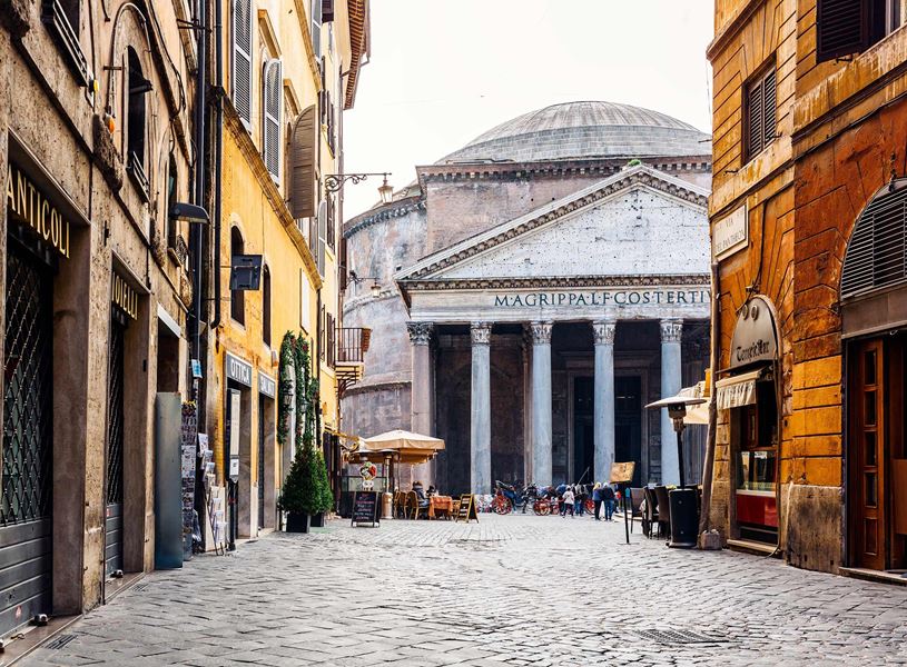 The Pantheon in Rome, Italy