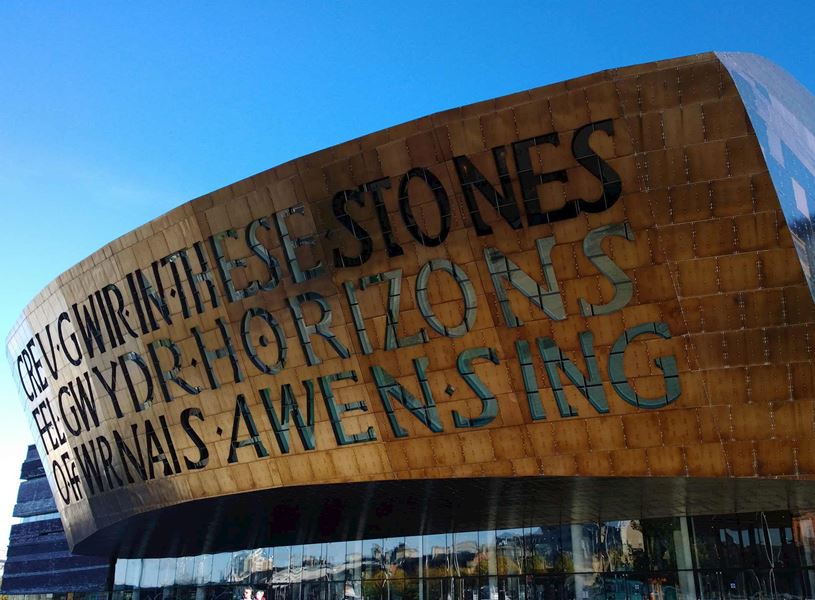 Wales Millennium Centre in Cardiff, Wales