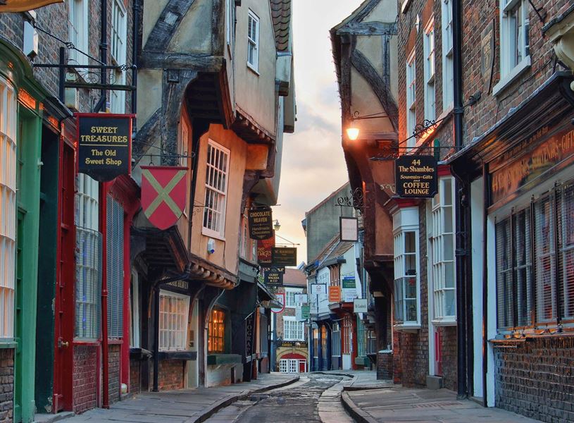 The Shambles in York, England